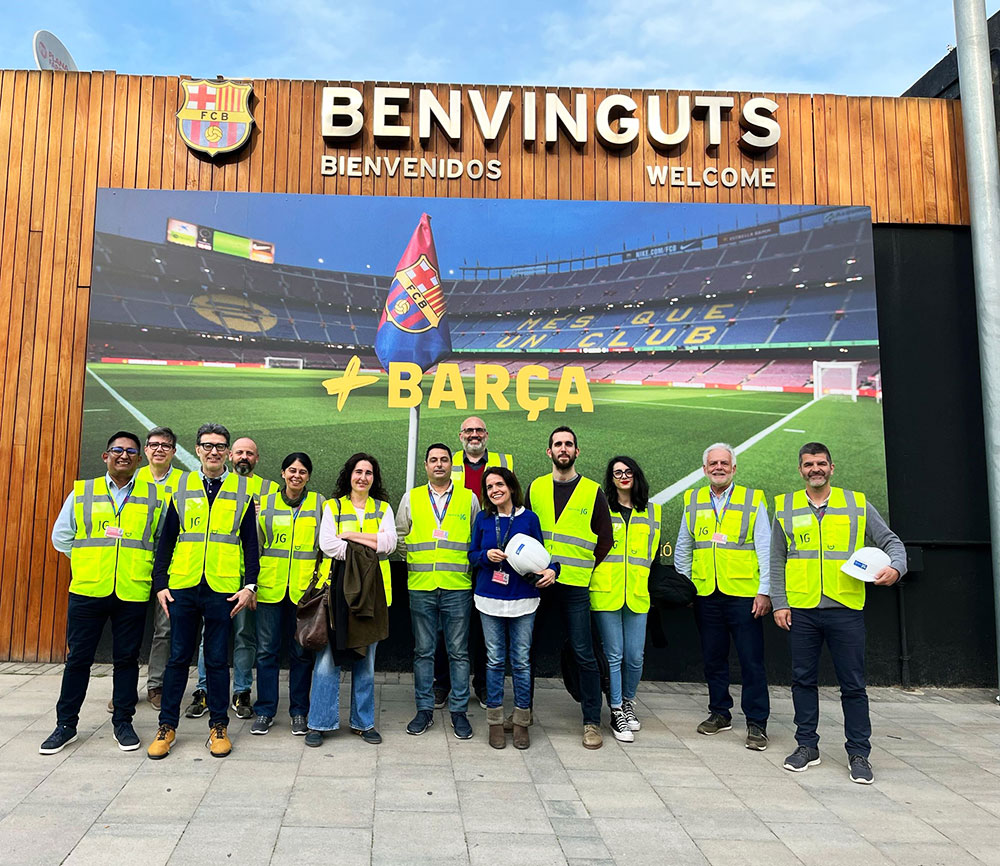 Equipo técnico de  JG en proyectos emblemáticos de Barcelona